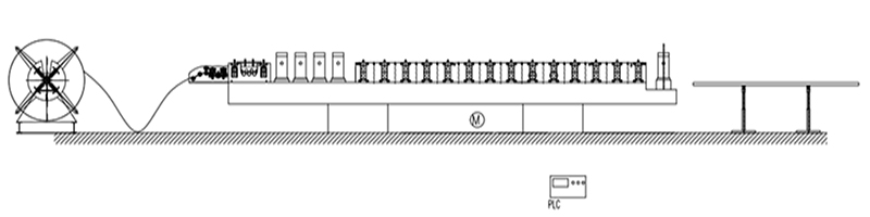 auto C purlin roll forming machine