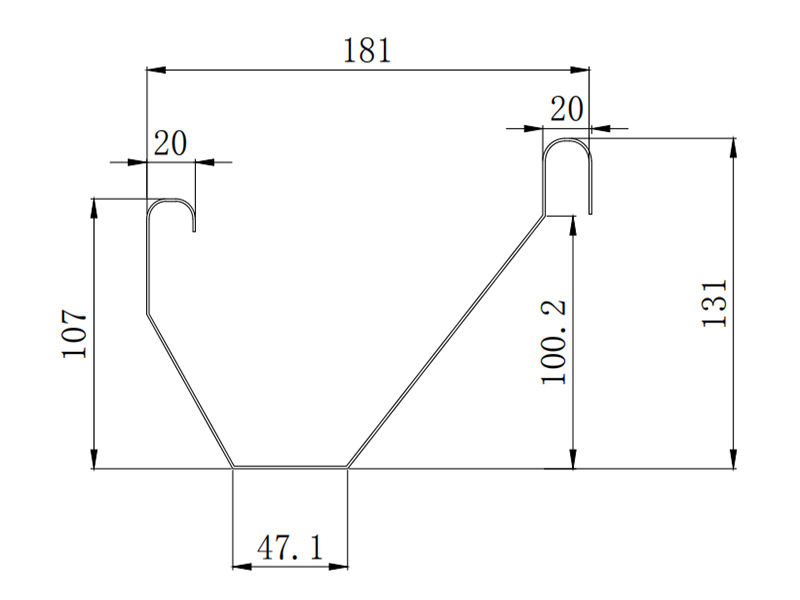 Metal Gutter Roll Forming Machine